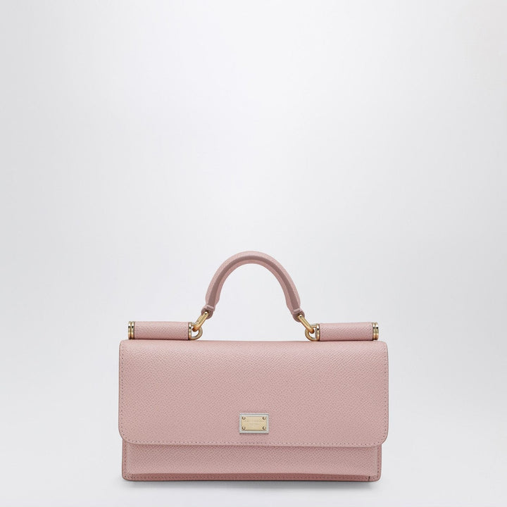 Apparel &amp; Accessories TU Dolce&amp;Gabbana - Pink mini bag in Dauphine leather with logo tag Brand