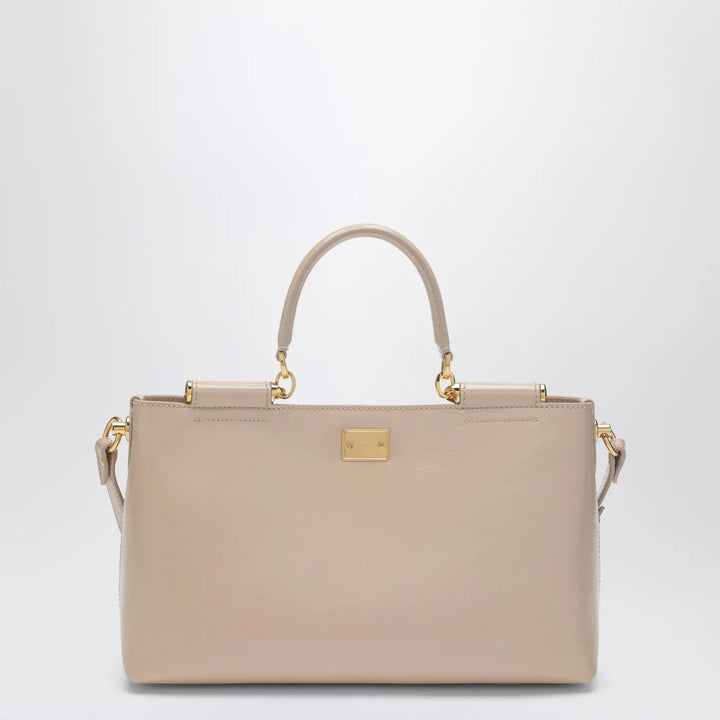 Dolce&amp;Gabbana - Vittoria handbag in flesh-coloured leather Brand Apparel &amp; Accessories TU