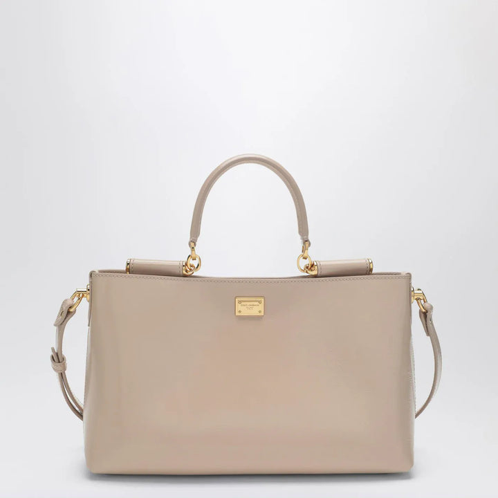 Dolce&amp;Gabbana - Vittoria handbag in flesh-coloured leather Brand Apparel &amp; Accessories TU