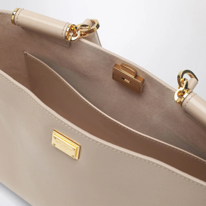 Dolce&amp;Gabbana - Vittoria handbag in flesh-coloured leather Brand Apparel &amp; Accessories TU