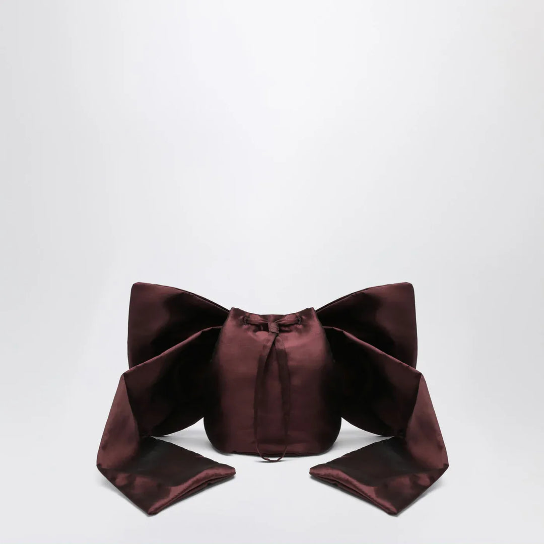 Douuod - Adda bag with brown bow Brand Apparel &amp; Accessories TU