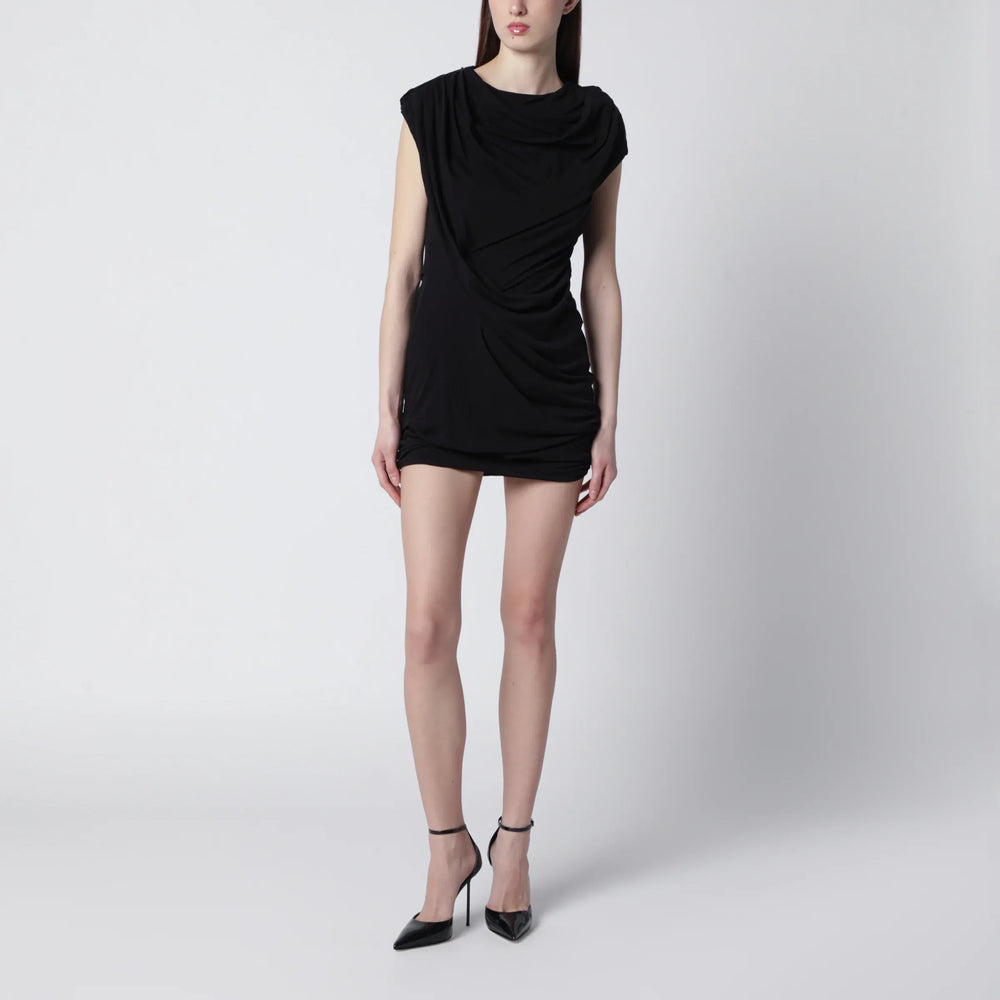 Entire Studios - Twist mini dress in soot color Brand Apparel & Accessories XS