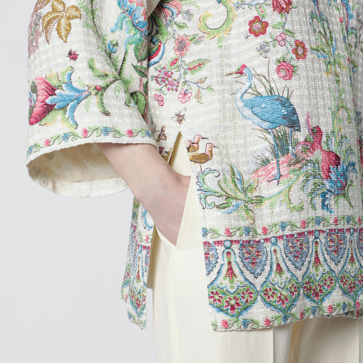 ETRO - Kesa in cotton-blend mat fabric Brand Apparel &amp; Accessories TU