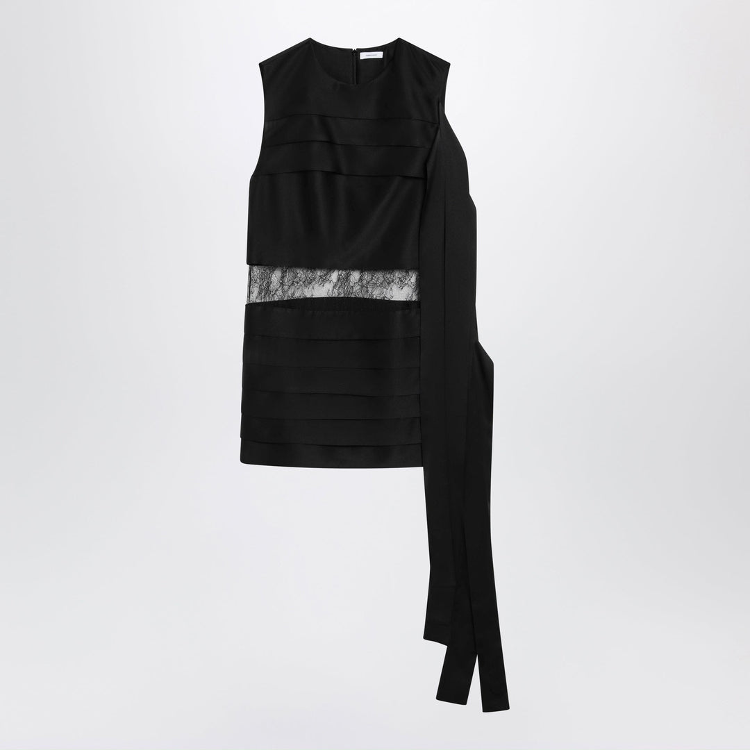 Apparel &amp; Accessories Ferragamo - Black mini dress with lace Brand