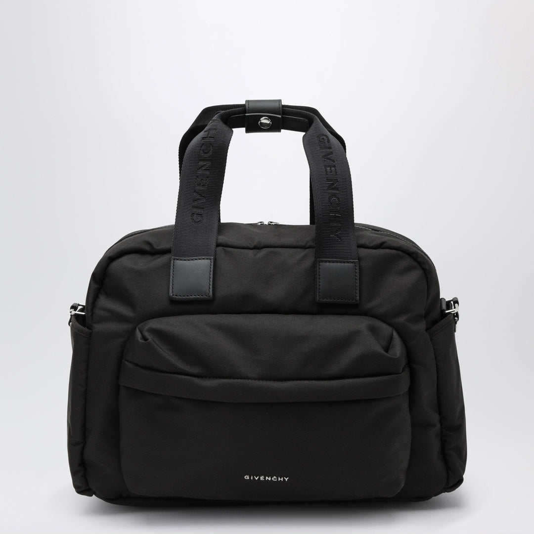 Apparel &amp; Accessories TU Givenchy - Black baby changing bag with logo Brand