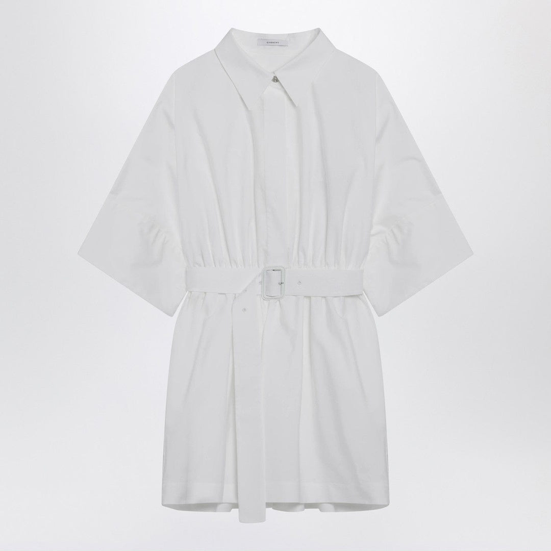 Apparel & Accessories Givenchy - Mini chemisier dress in white poplin Brand