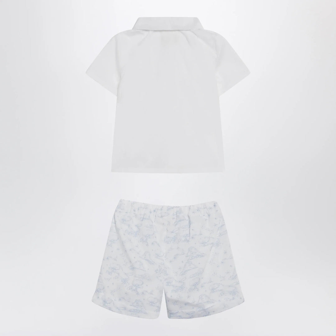 Givenchy - White/light blue cotton two-piece set Brand Apparel &amp; Accessories