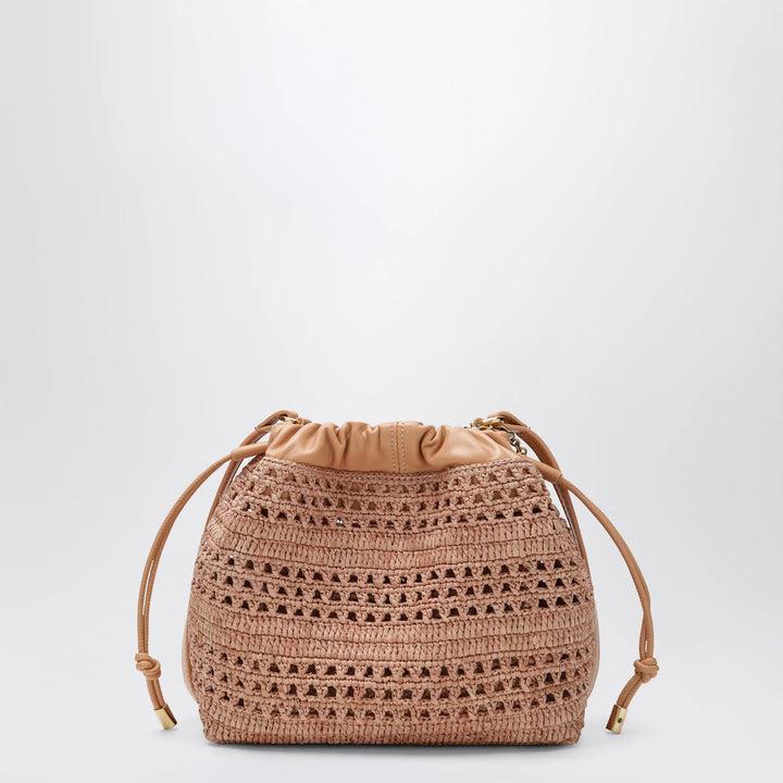 Chloé - Mini Summer Banana drawstring raffia bag in beige Brand Apparel &amp; Accessories > Jewelry TU