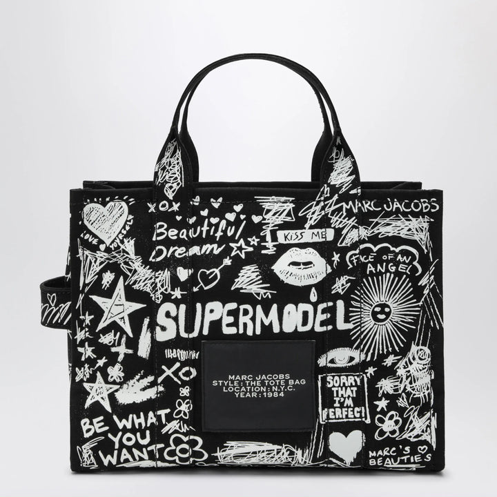Marc Jacobs - The Tote Bag medium black with punk lettering Brand Apparel &amp; Accessories > Jewelry TU