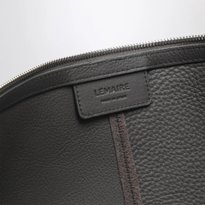 LEMAIRE - Greige Quiver Clip suede bag Brand Apparel &amp; Accessories TU