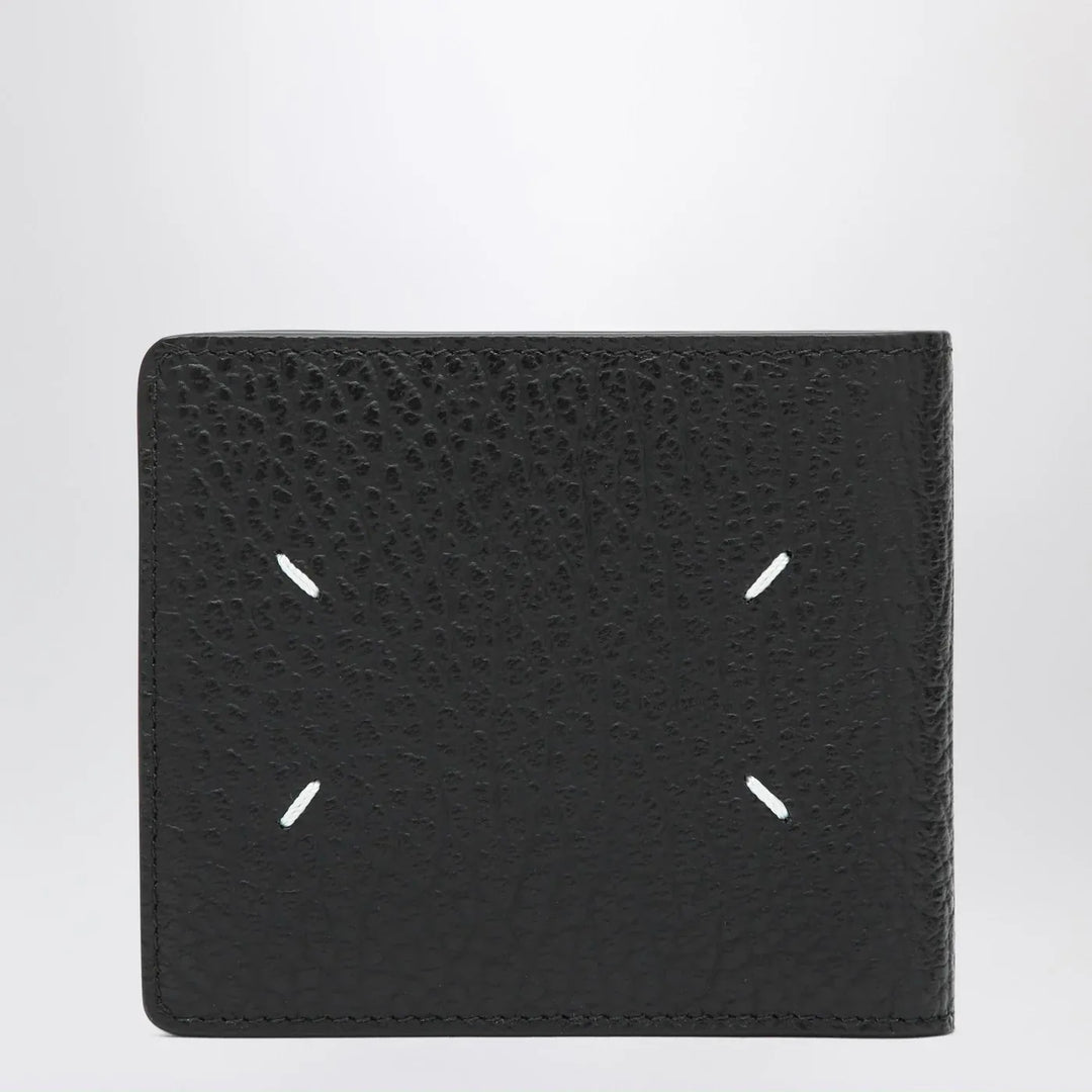 Maison Margiela - Black Four Stitches bi-fold wallet Brand Apparel &amp; Accessories TU