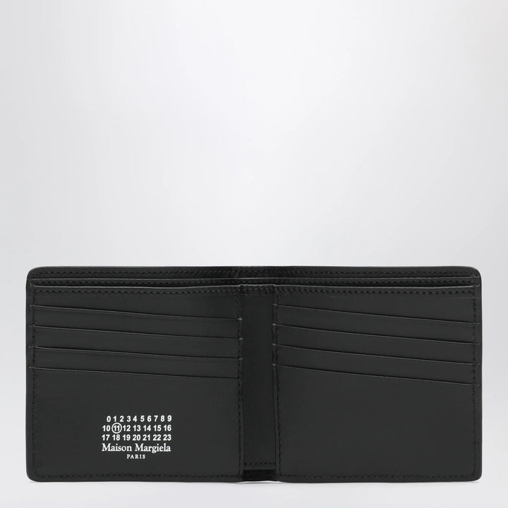 Maison Margiela - Black Four Stitches Bi-Fold Wallet Brand Apparel &amp; Accessories U