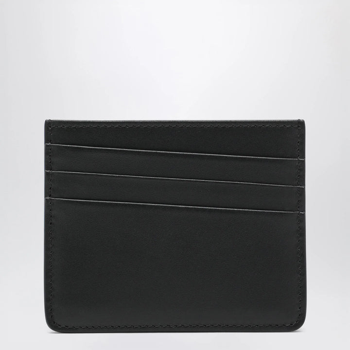 Maison Margiela - Four Stitches Card Holder in Black Calf Leather Brand Apparel &amp; Accessories U