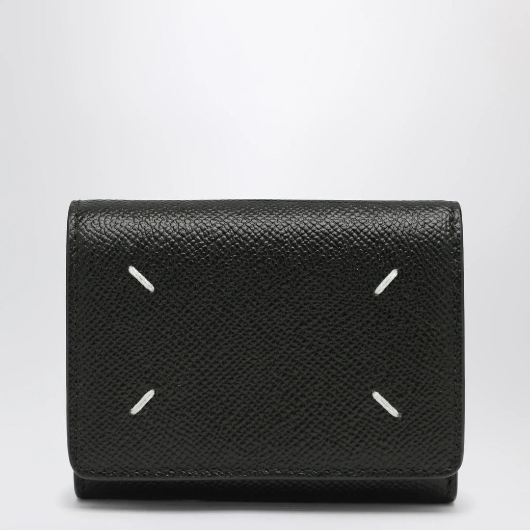 Maison Margiela - Four Stitches trifold wallet black Brand Apparel &amp; Accessories TU