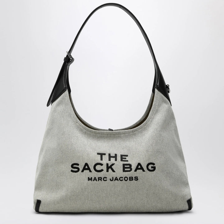 Marc Jacobs - Sack Bag bucket bag in canvas and leather ivory/black Brand Apparel &amp; Accessories TU