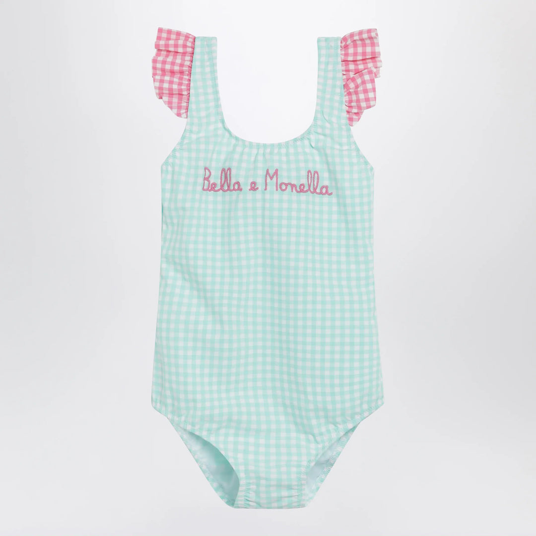 MC2 Saint Barth - Bella e Monella swimsuit with Vichy pattern Brand Apparel &amp; Accessories 8