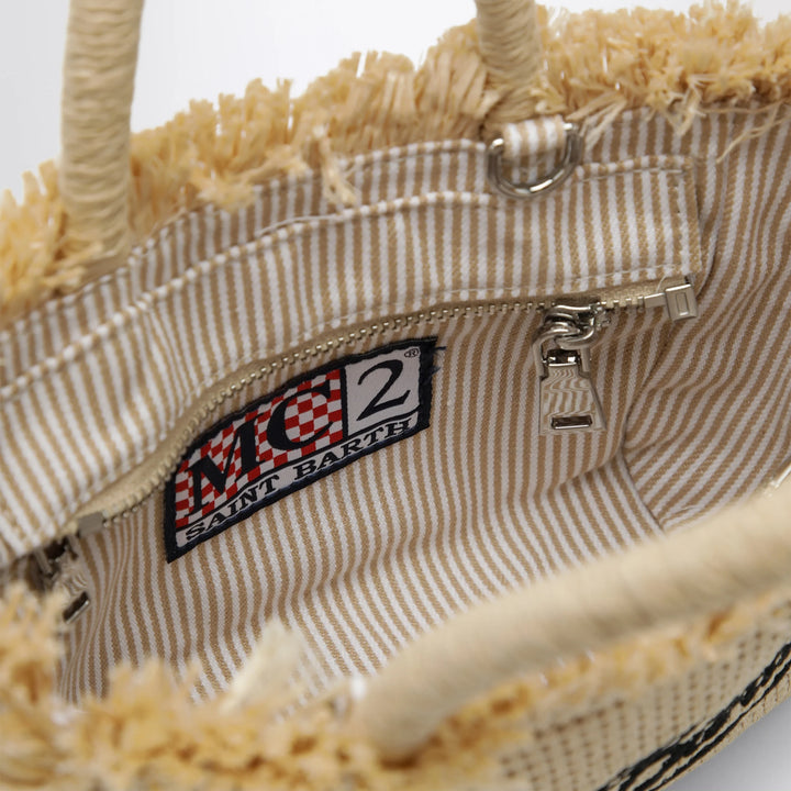 MC2 Saint Barth - Small Colette bag in straw-effect fabric Brand Apparel &amp; Accessories TU