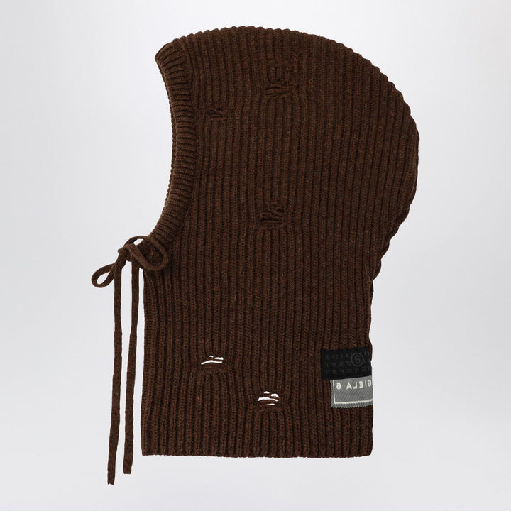 Apparel &amp; Accessories MM6 Maison Margiela - Brown wool-blend hood Brand