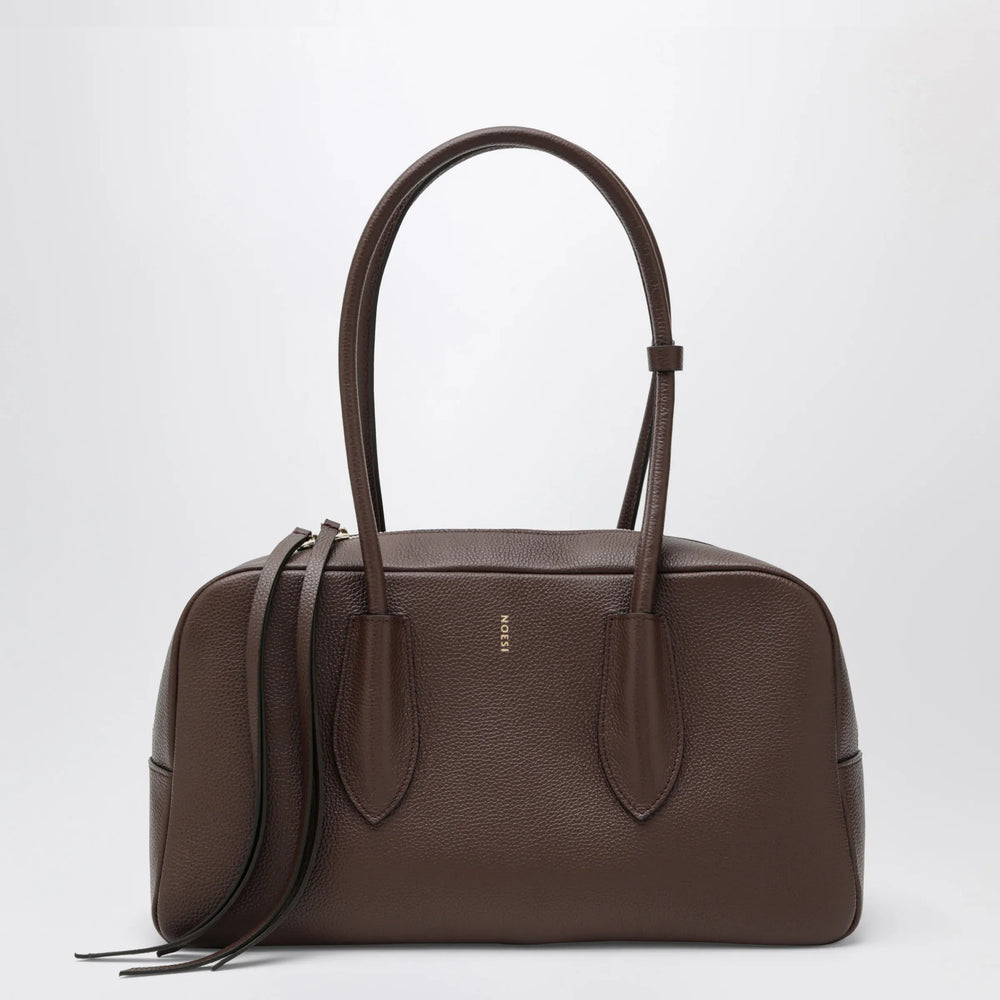 NOESI - Betty brown bag in grained leather Brand Apparel & Accessories TU