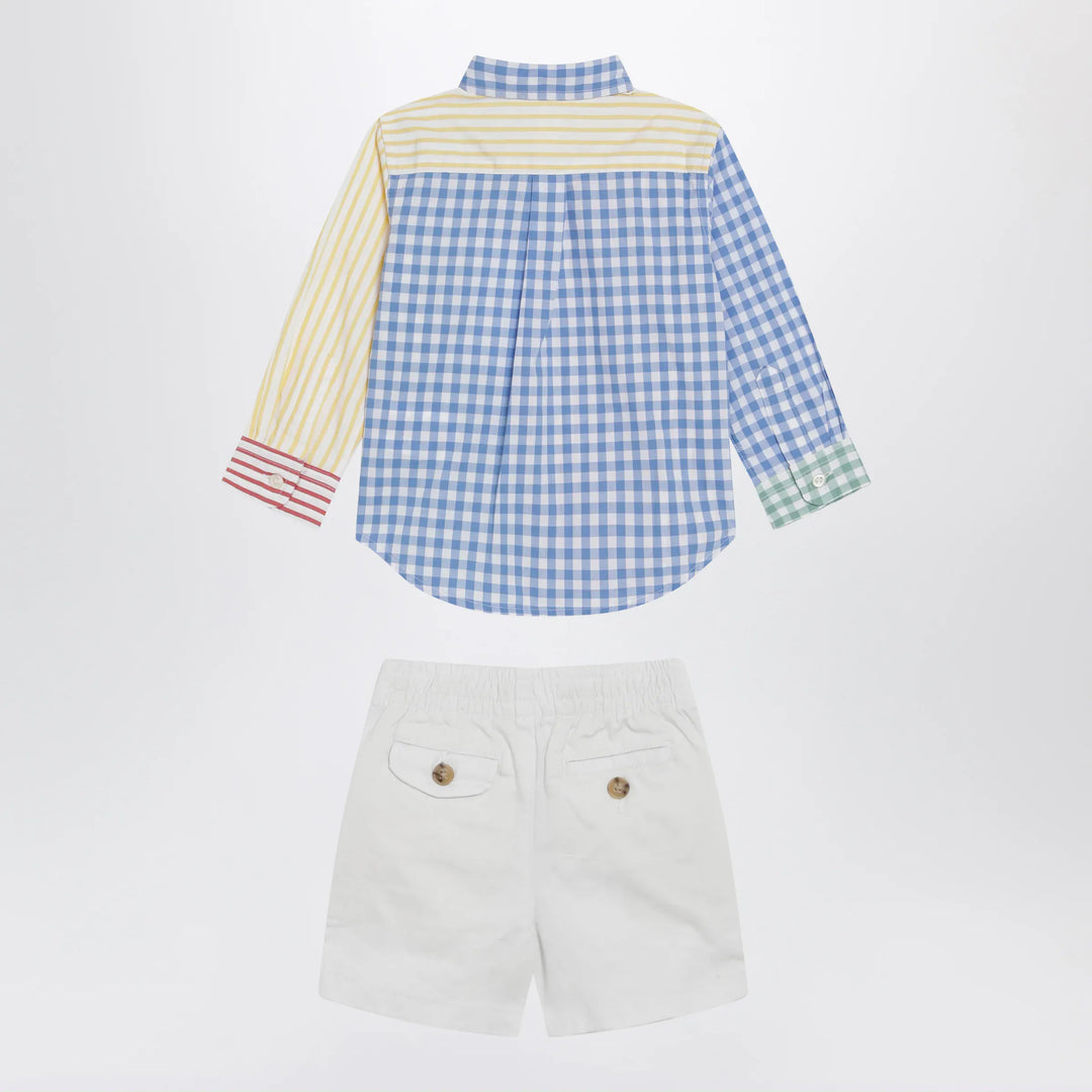 Polo Ralph Lauren - Color-block cotton two-piece set Brand Apparel &amp; Accessories