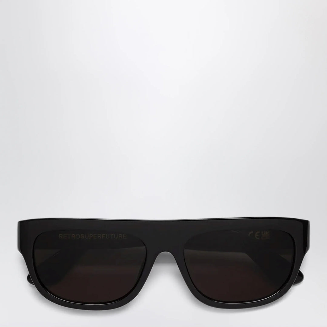 RETROSUPERFUTURE - Black Serioso Sunglasses Brand Apparel &amp; Accessories U