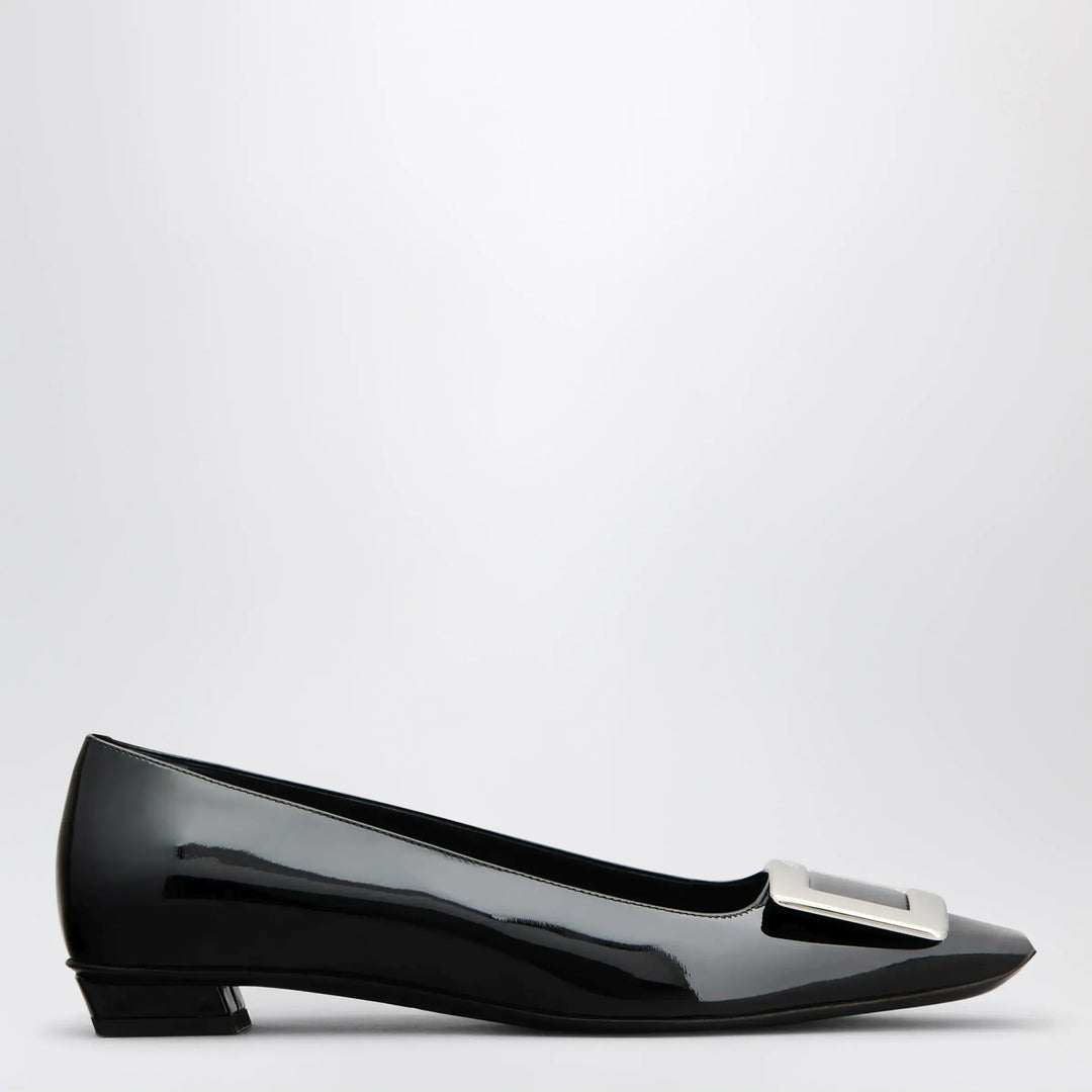 ROGER VIVIER - Belle Vivier black patent leather ballet flats Brand Apparel &amp; Accessories