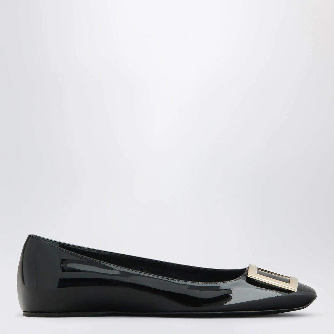 ROGER VIVIER - Black patent leather ballet flats Brand Apparel &amp; Accessories