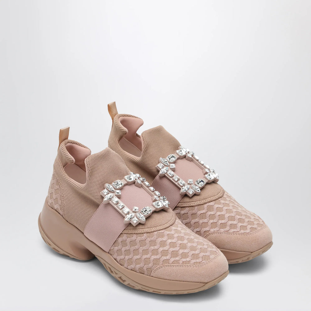 ROGER VIVIER - Viv' Run trainers with crystals collant-coloured Brand Apparel & Accessories
