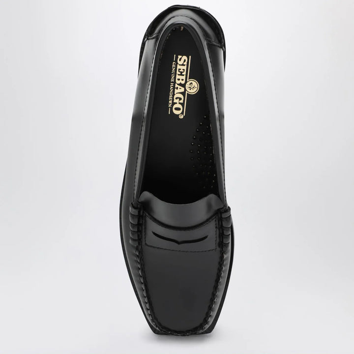 Sebago - Black Madison moccasins in leather Brand Apparel &amp; Accessories
