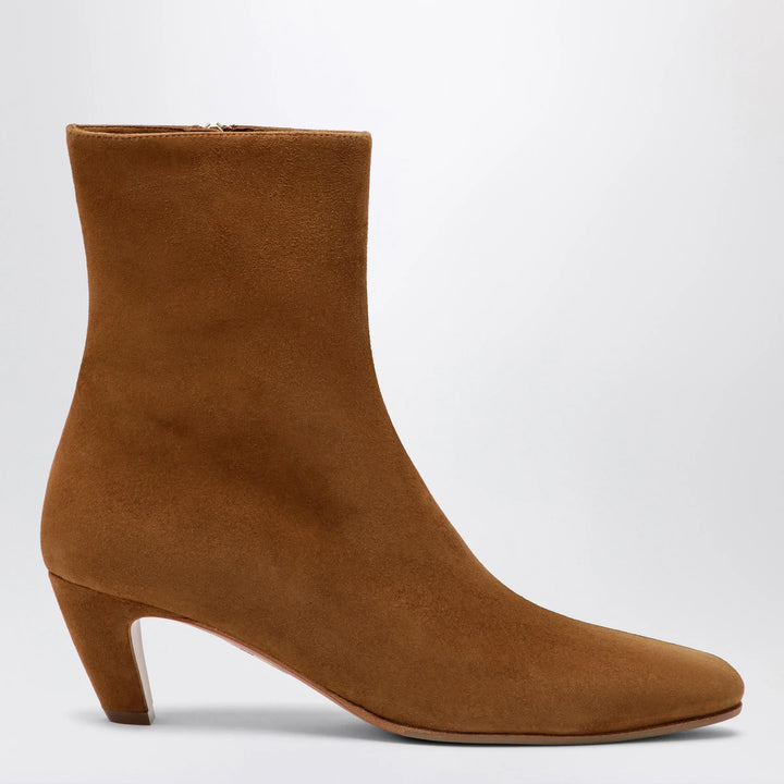 Aquazzura - Chestnut Sloan suede ankle boots Brand Apparel &amp; Accessories > Shoes 38,5 IT