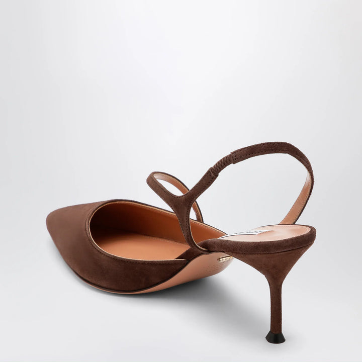 Aquazzura - Espresso Dynasty suede pumps Brand Apparel &amp; Accessories > Shoes 41 IT