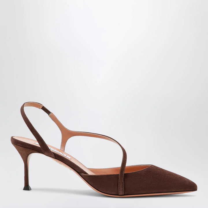 Aquazzura - Espresso Dynasty suede pumps Brand Apparel &amp; Accessories > Shoes 41 IT