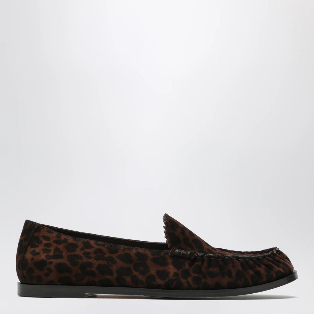 Aquazzura - Leopard-print suede loafers Brand Apparel &amp; Accessories > Shoes 36 IT