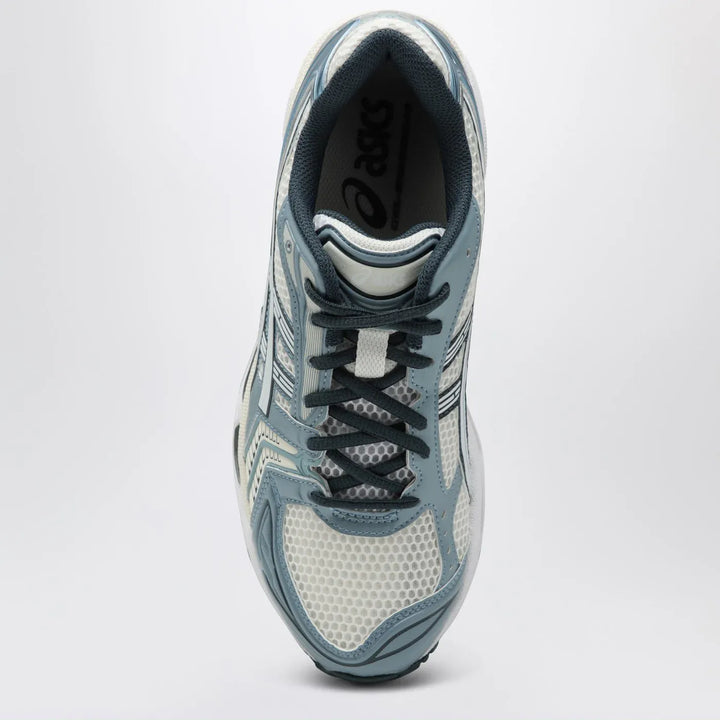 ASICS - Gel-Kayano 14 Sneakers in Cream/Raw Indigo Brand Apparel &amp; Accessories > Shoes