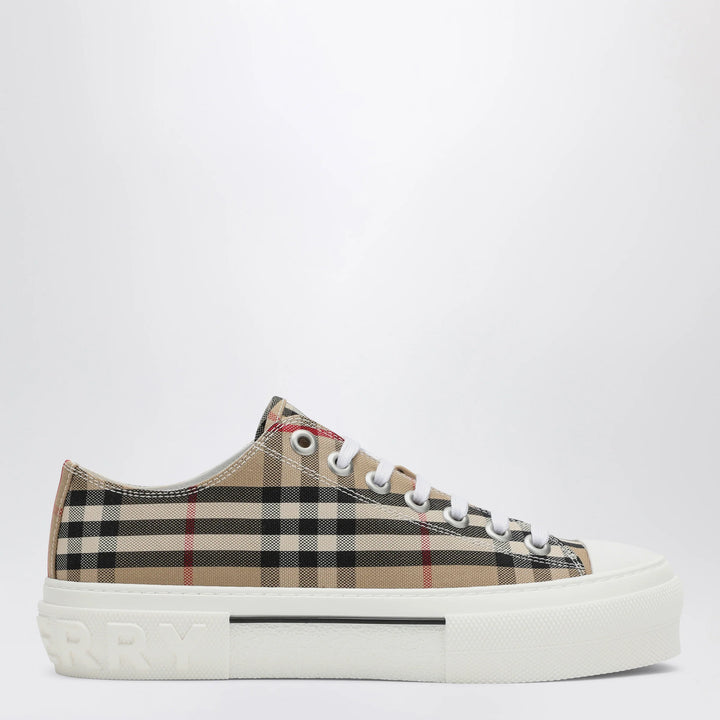 Burberry - Vintage Check Beige Sneakers Brand Apparel &amp; Accessories > Shoes 36 IT