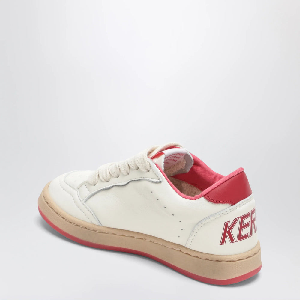 Golden Goose - Ball Star sneakers in white/red Brand Apparel & Accessories > Shoes