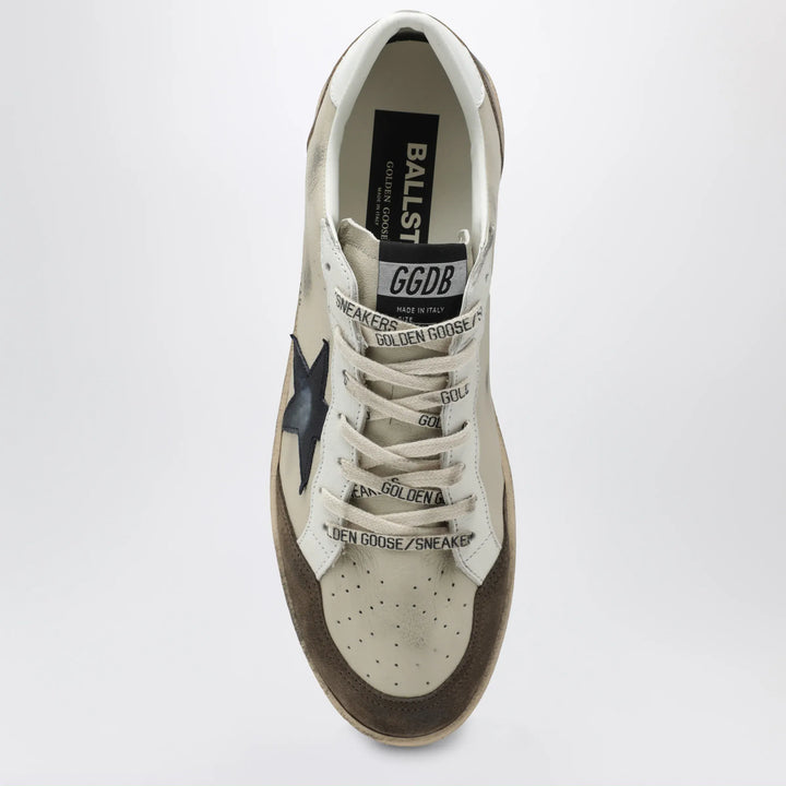Golden Goose - Cream/white/marble/blue Ball Star sneakers Brand Apparel &amp; Accessories > Shoes