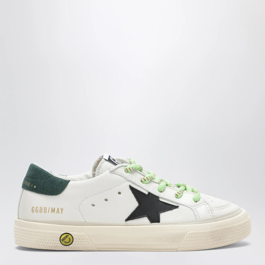 Golden Goose - May sneakers in white/black/green leather Brand Apparel & Accessories > Shoes 29