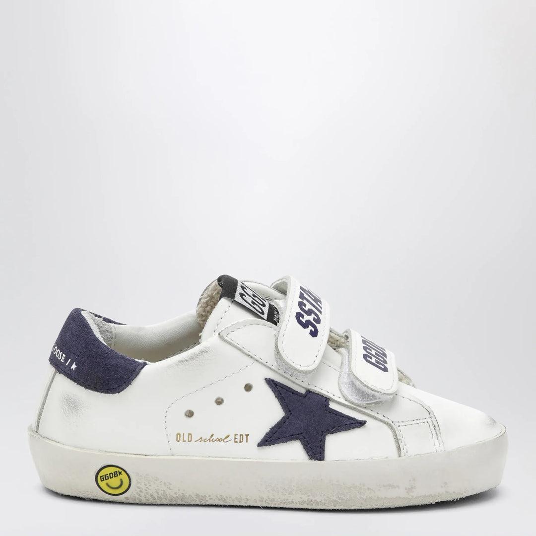 Golden Goose - Old School sneakers in white/blue leather Brand Apparel & Accessories > Shoes 36