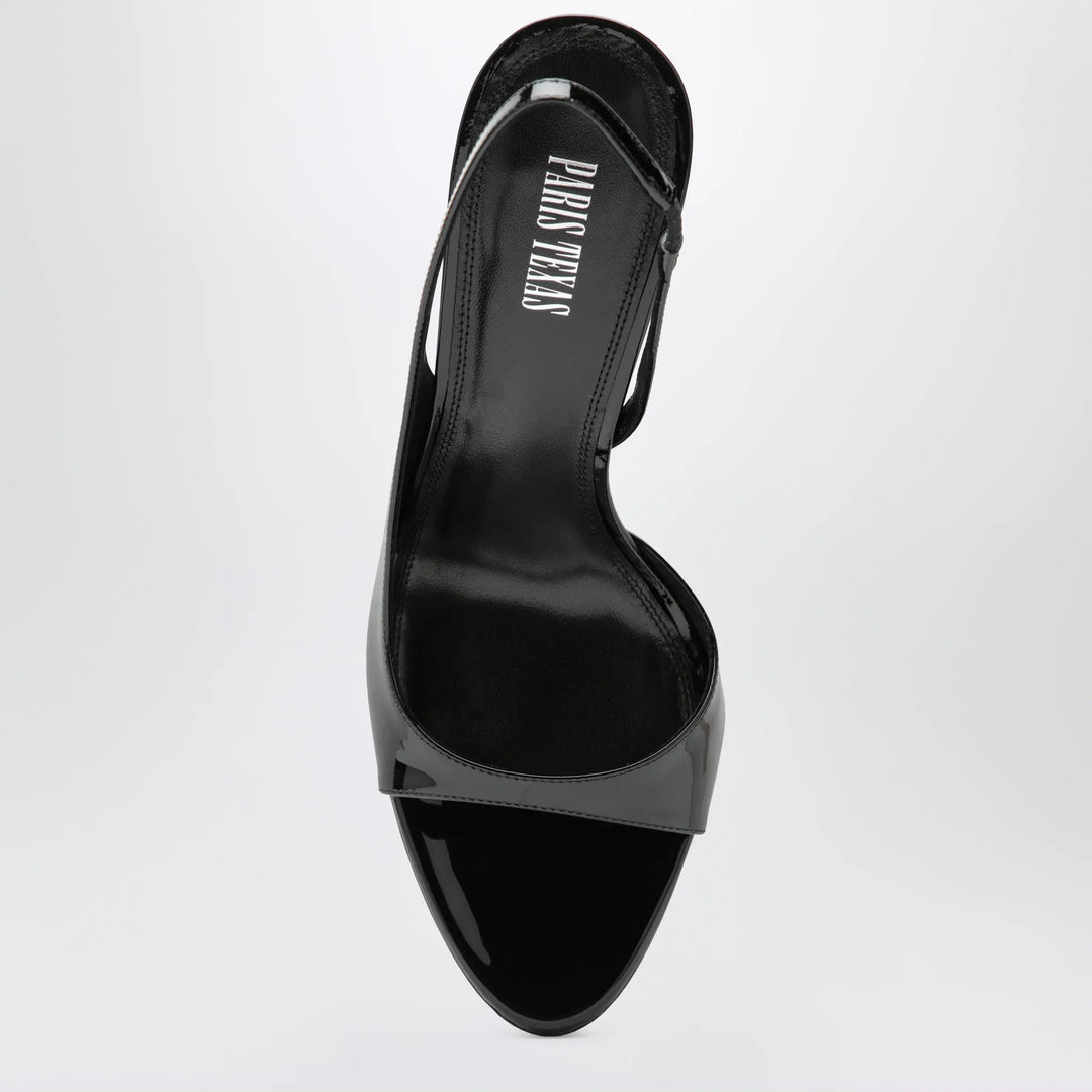 Paris Texas - Black patent slingback sandals Brand Apparel &amp; Accessories > Shoes