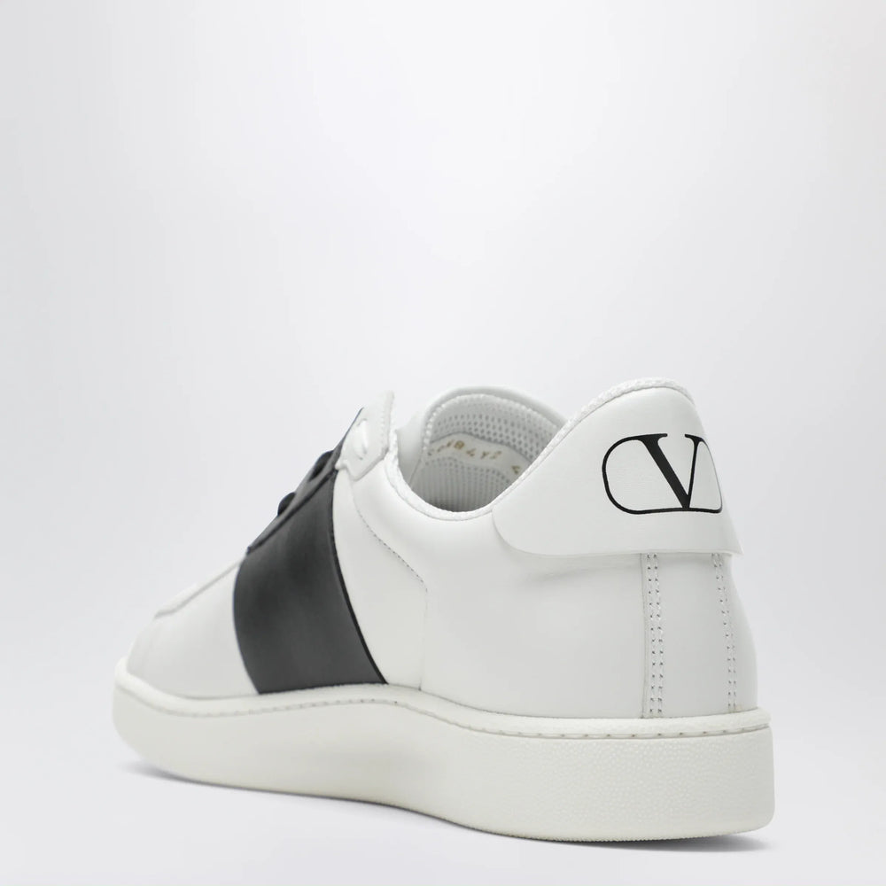 Valentino Garavani - Open Royco nappa calfskin sneakers in white/black Brand Apparel & Accessories > Shoes