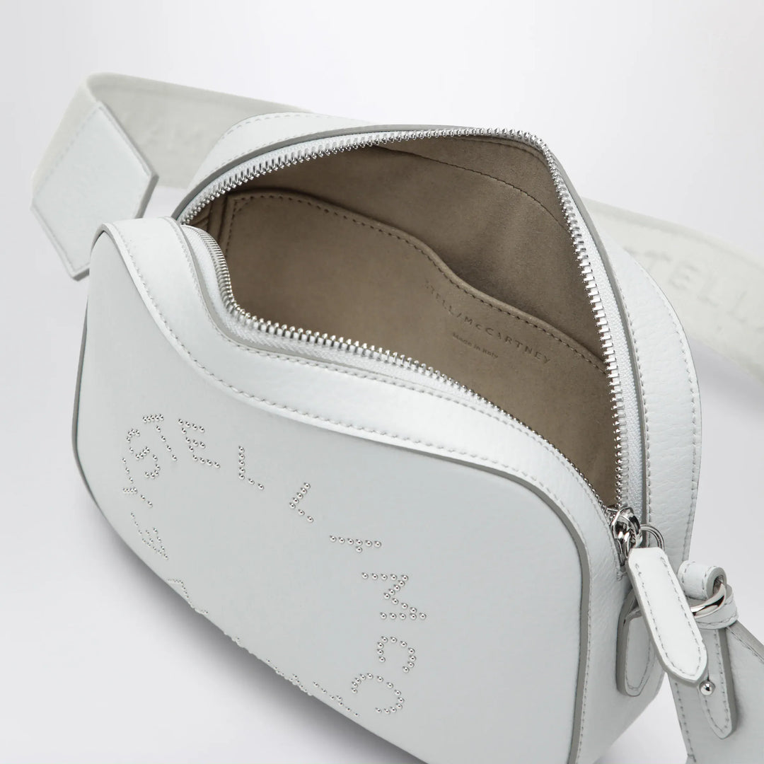 Stella McCartney - Pearl grey camera bag with logo and shoulder strap Brand Apparel &amp; Accessories TU