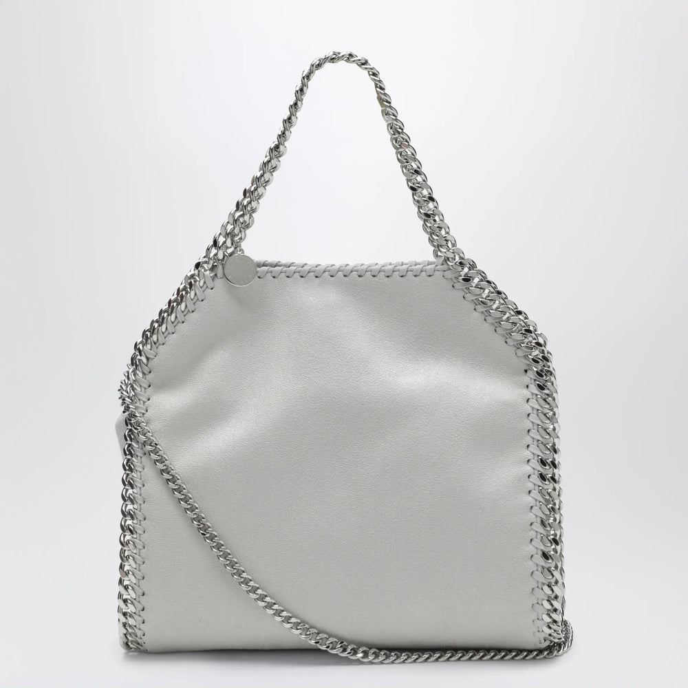 Stella McCartney - Pearl grey Falabella mini tote bag Brand Apparel & Accessories TU