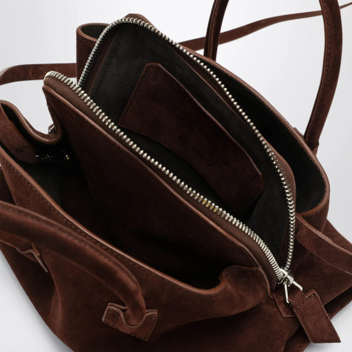 The Attico - Brown suede La Passeggiata Mini bag Brand Apparel &amp; Accessories U