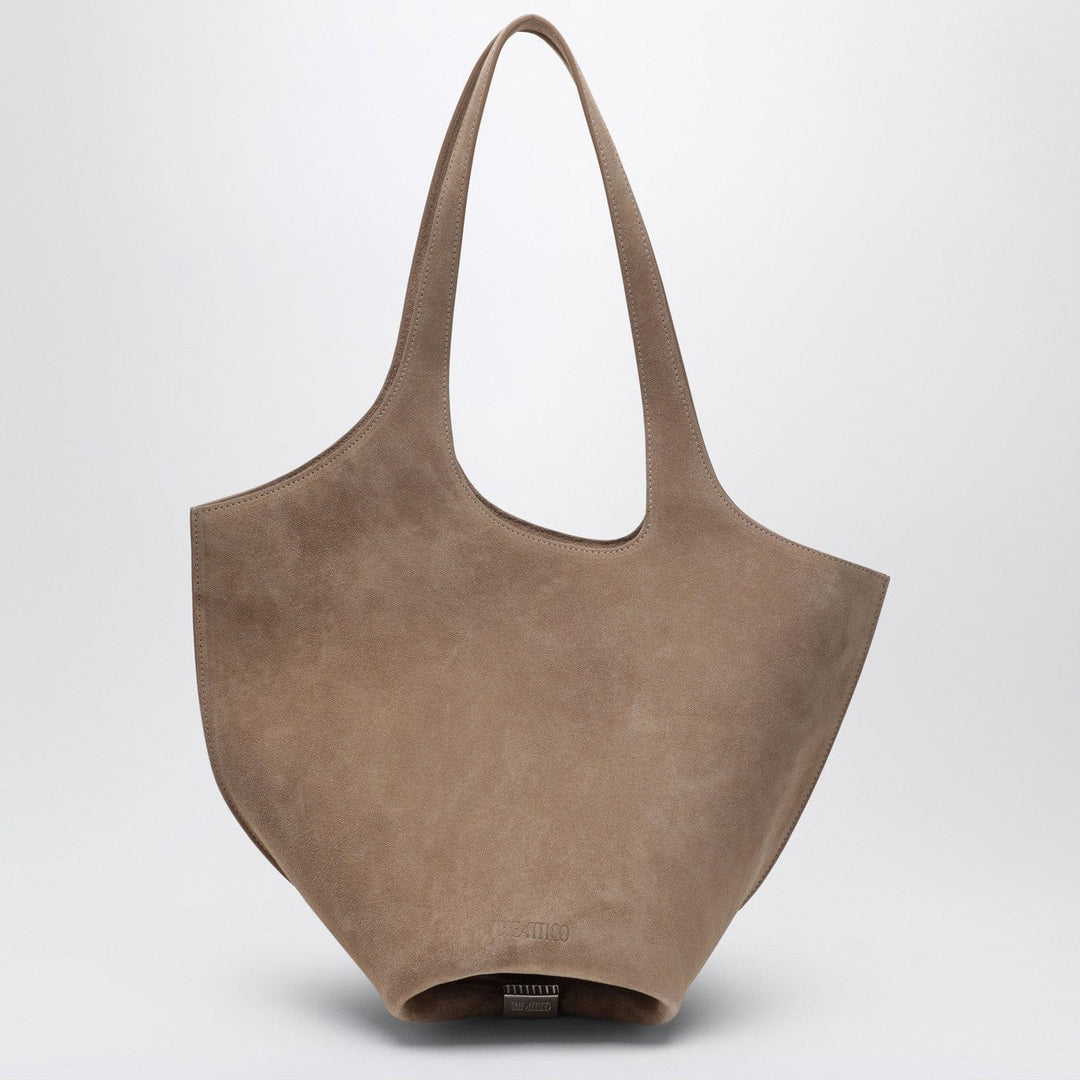 Apparel &amp; Accessories TU The Attico - Tobacco-coloured suede La Scoop medium bag Brand