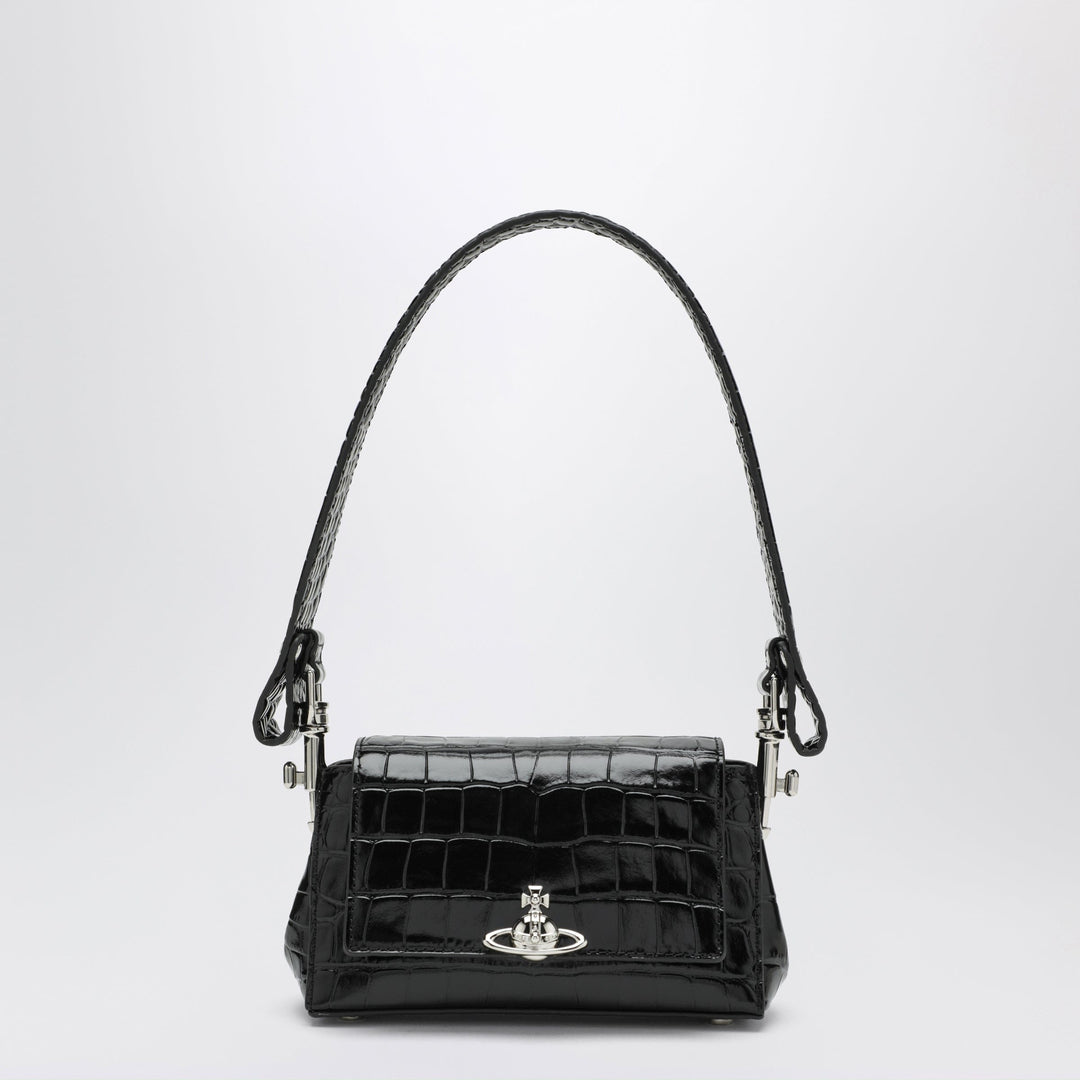 Apparel & Accessories TU Vivienne Westwood - Black Hazel bag in croc-effect patent leather Brand