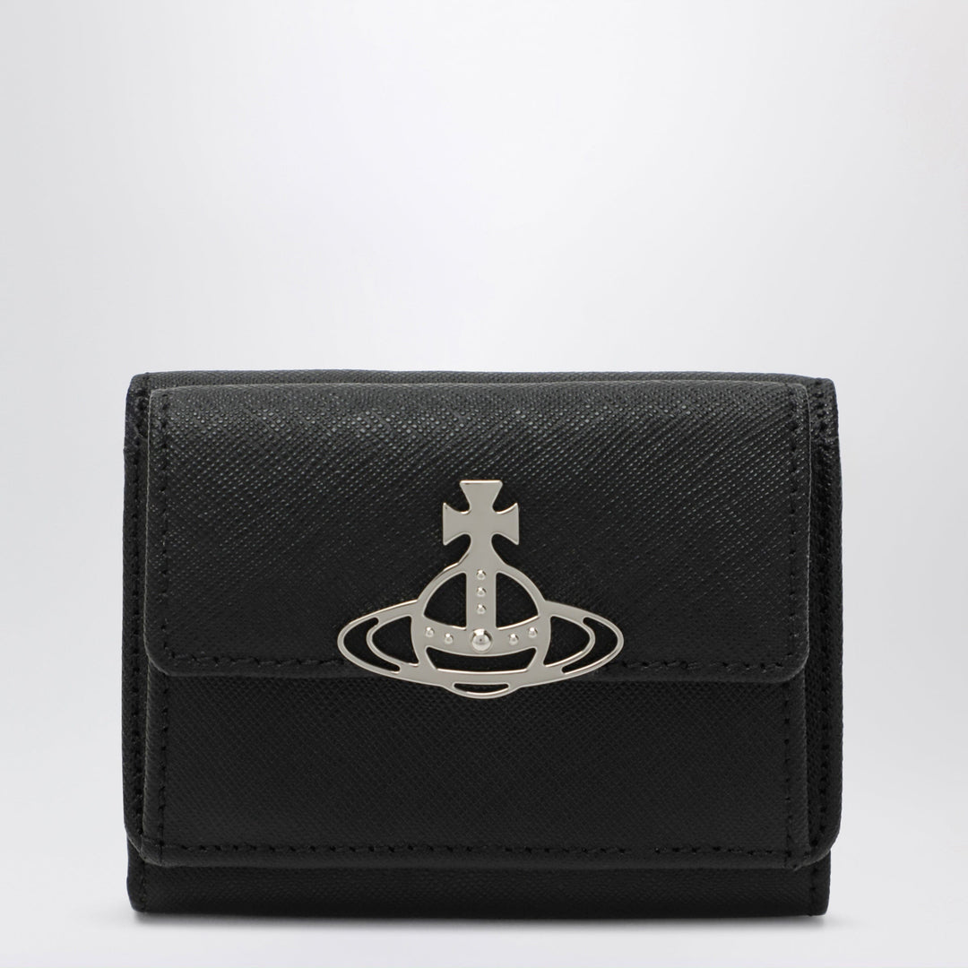 Apparel & Accessories TU Vivienne Westwood - Black leather wallet with Orb logo Brand