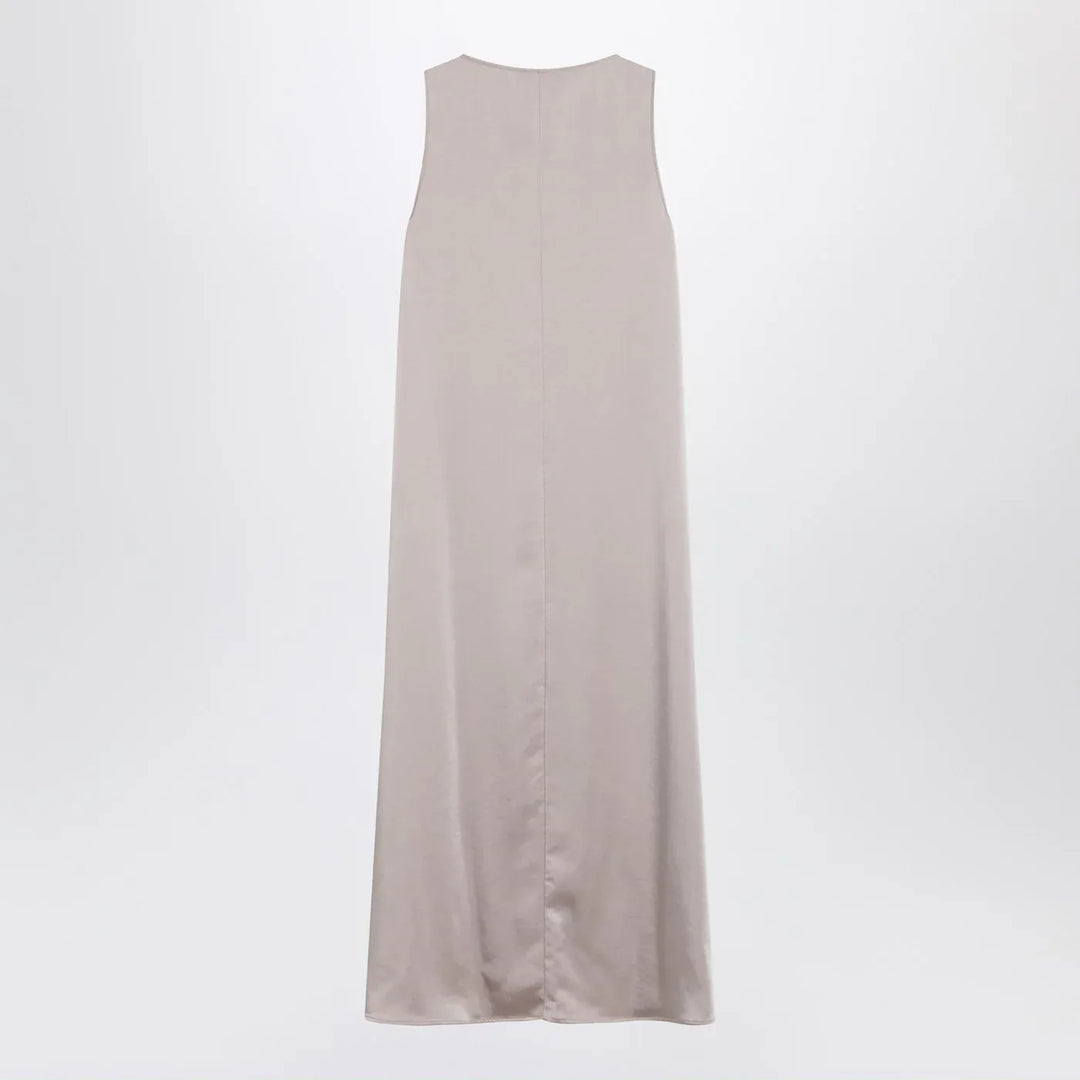 Weekend Max Mara - Blush satin fluid dress Brand Apparel &amp; Accessories