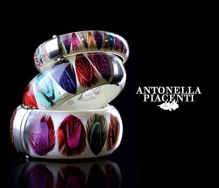 Antonella Piacenti Bangles Antonella Piacenti Batik Openable Bangle 925 Silver Brand