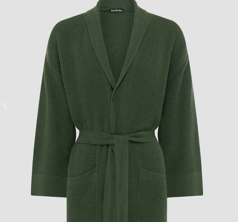 Bathrobes Bemboka Pure Cotton Knitted Bathrobes Brand
